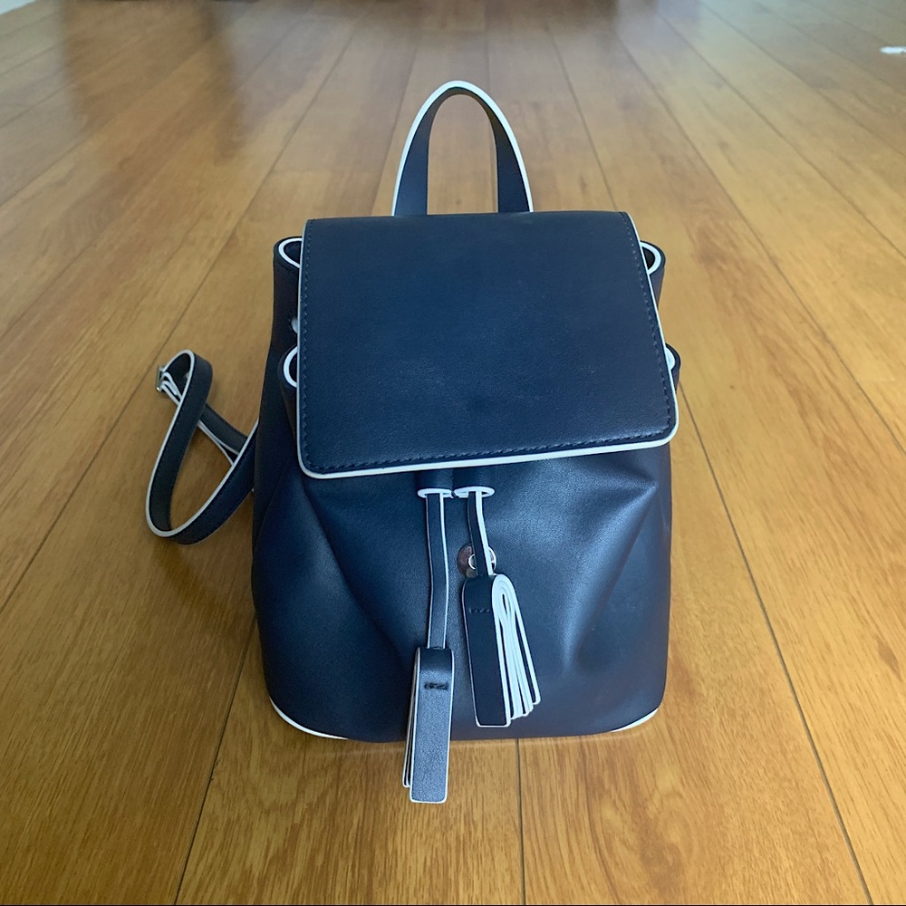 Small Navy Blue French Connection Backpack